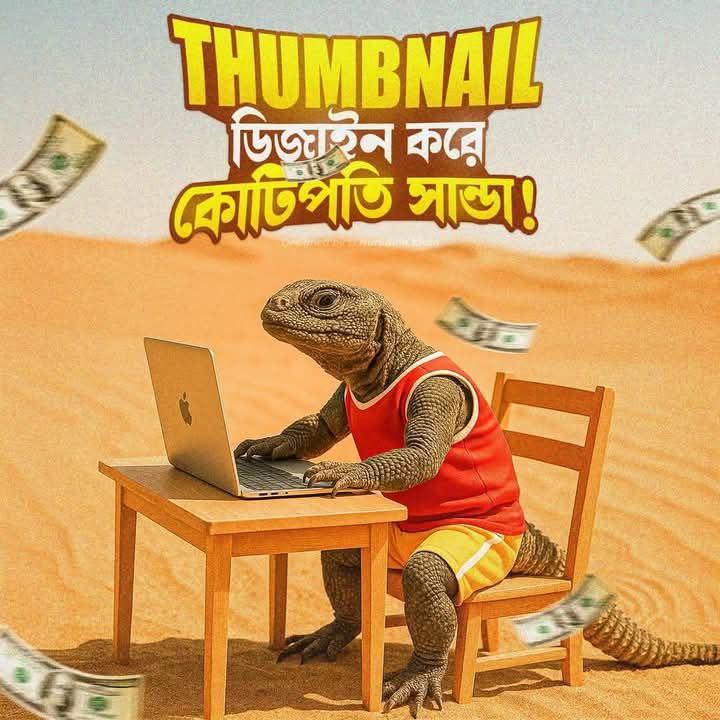 Thumbnail Desgin Useing AI